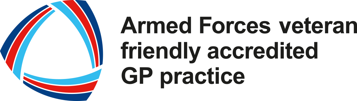 Armed forces veteran friendly accredited GP practice logo